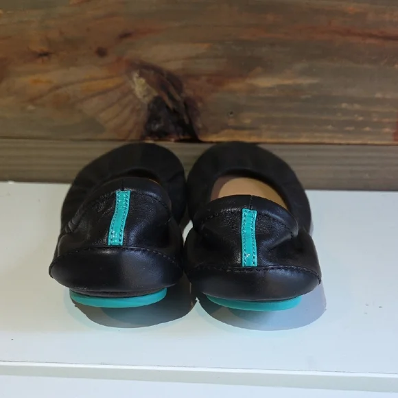 Tieks Matte Black Ballet Flats - Picture 2 of 10